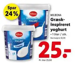 Lidl Græskinspireret yoghurt tilbud