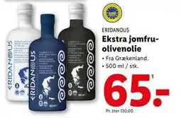 Lidl Ekstra jomfruolivenolie tilbud