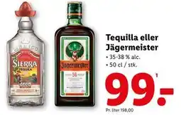 Lidl Tequilla eller Jägermeister tilbud