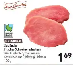 Citti Susländer Frisches Schweinelachssteak tilbud