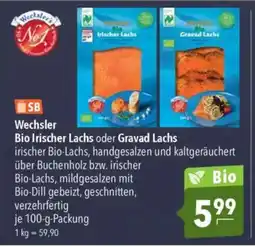 Citti WECHSLER Bio Irischer Lachs oder Gravad Lachs tilbud