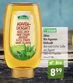 Citti ALLOS Bio Agaven- Dicksaft tilbud