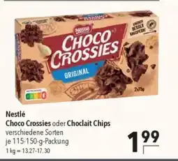 Citti NESTLÉ choco crossies oder choclait chips tilbud