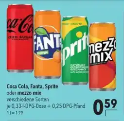 Citti Coca Cola, Fanta, Sprite oder mezzo mix tilbud