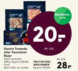 SPAR Gestus Torpedo eller Vannamei Rejer tilbud