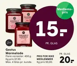 SPAR Gestus Marmelade tilbud