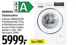 Føtex SIEMENS Vaskemaskine tilbud