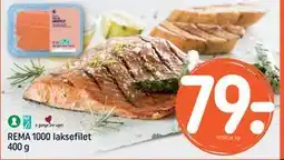 REMA 1000 REMA 1000 laksefilet 400 g tilbud