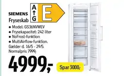 Føtex SIEMENS ↑ Fryseskab tilbud