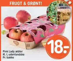 REMA 1000 Pink Lady æbler Kl. I, udenlandske Pr. bakke tilbud