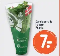 REMA 1000 Dansk persille i potte Pr. stk tilbud