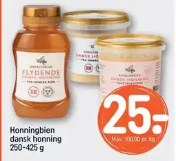 REMA 1000 Honningbien dansk honning 250-425 g tilbud