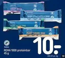 REMA 1000 REMA 1000 proteinbar 45 g tilbud