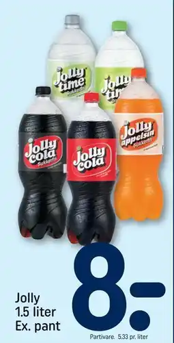 REMA 1000 Jolly 1.5 liter Ex. pant tilbud