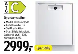 Føtex Opvaskemaskine tilbud