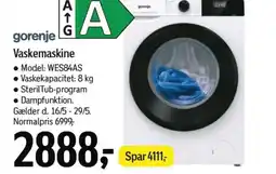 Føtex Gorenje vaskemaskine tilbud