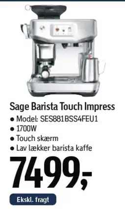 Føtex Sage Barista Touch Impress tilbud