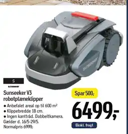 Føtex Sunseeker V3 robotplæneklipper Sunseeker V3 robotplæneklipper tilbud