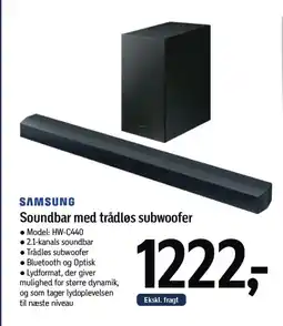 Føtex SAMSUNG Soundbar med trådløs subwoofer tilbud