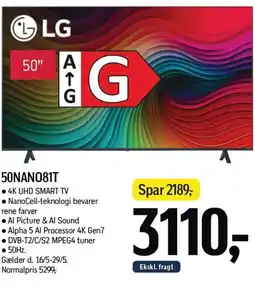 Føtex LG 50NANO81T tilbud