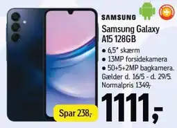 Føtex SAMSUNG Samsung Galaxy A15 128GB tilbud