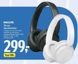 Føtex PHILIPS On-ear høretelefoner tilbud