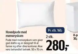 Føtex Hovedpude med memoryskum tilbud
