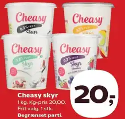 Kvickly Cheasy skyr tilbud