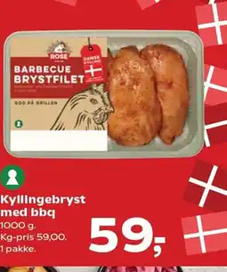 Kvickly Kyllingebryst med bbq tilbud