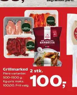 Kvickly Grillmarked Flere varianter. tilbud