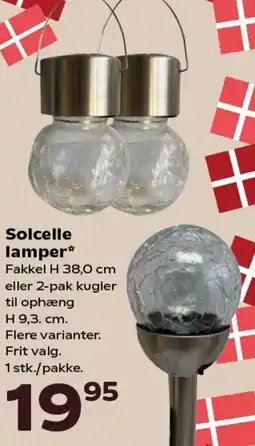 Kvickly Solcelle lamper* tilbud