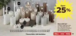 Kvickly Nora LED-lys* Fyrfads tilbud