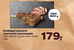 Kvickly Hvidløg/rosmari marineret lammekølle tilbud