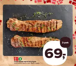 Kvickly Coop dansk mørbrad af gris tilbud