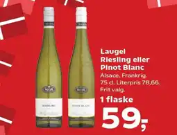 Kvickly Laugel Riesling eller Pinot Blanc tilbud