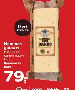 Kvickly Mammen guldost tilbud