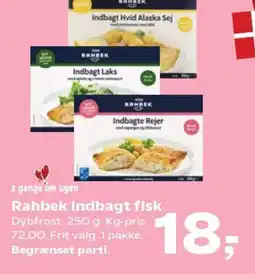 Kvickly Rahbek Indbagt fisk Dybfrost tilbud