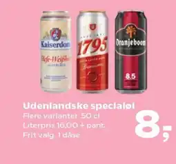 Kvickly Udenlandske specialøl tilbud