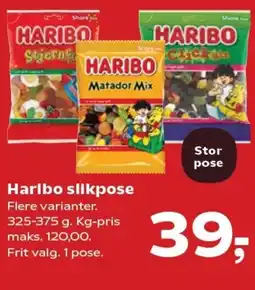 Kvickly Haribo slikpose tilbud