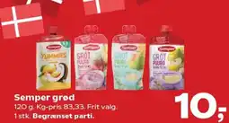Kvickly Semper grød tilbud