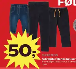 Kvickly FRIENDS Udvalgte Friends bukser tilbud