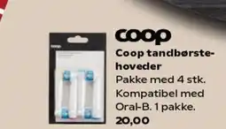 Kvickly Coop tandbørste- hoveder tilbud