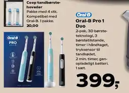 Kvickly Oral-B Pro 1 Duo tilbud