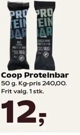 Kvickly Coop Proteinbar tilbud