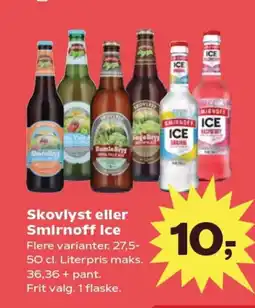 Kvickly Skovlyst eller Smirnoff Ice tilbud