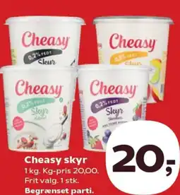 SuperBrugsen Cheasy skyr tilbud