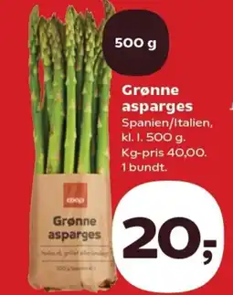 SuperBrugsen Grønne asparges tilbud