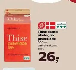 SuperBrugsen Thise dansk økologisk piskefløde tilbud