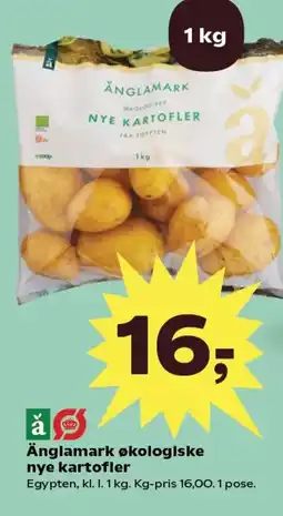 SuperBrugsen Änglamark økologiske nye kartofler tilbud