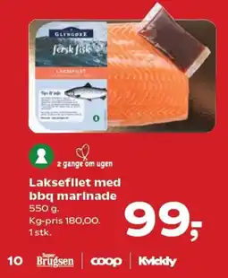 SuperBrugsen Laksefilet med bbq marinade tilbud